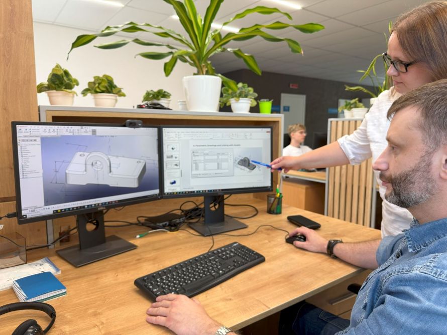 Completed an advanced SolidWorks training course at C-Job Nikolayev
